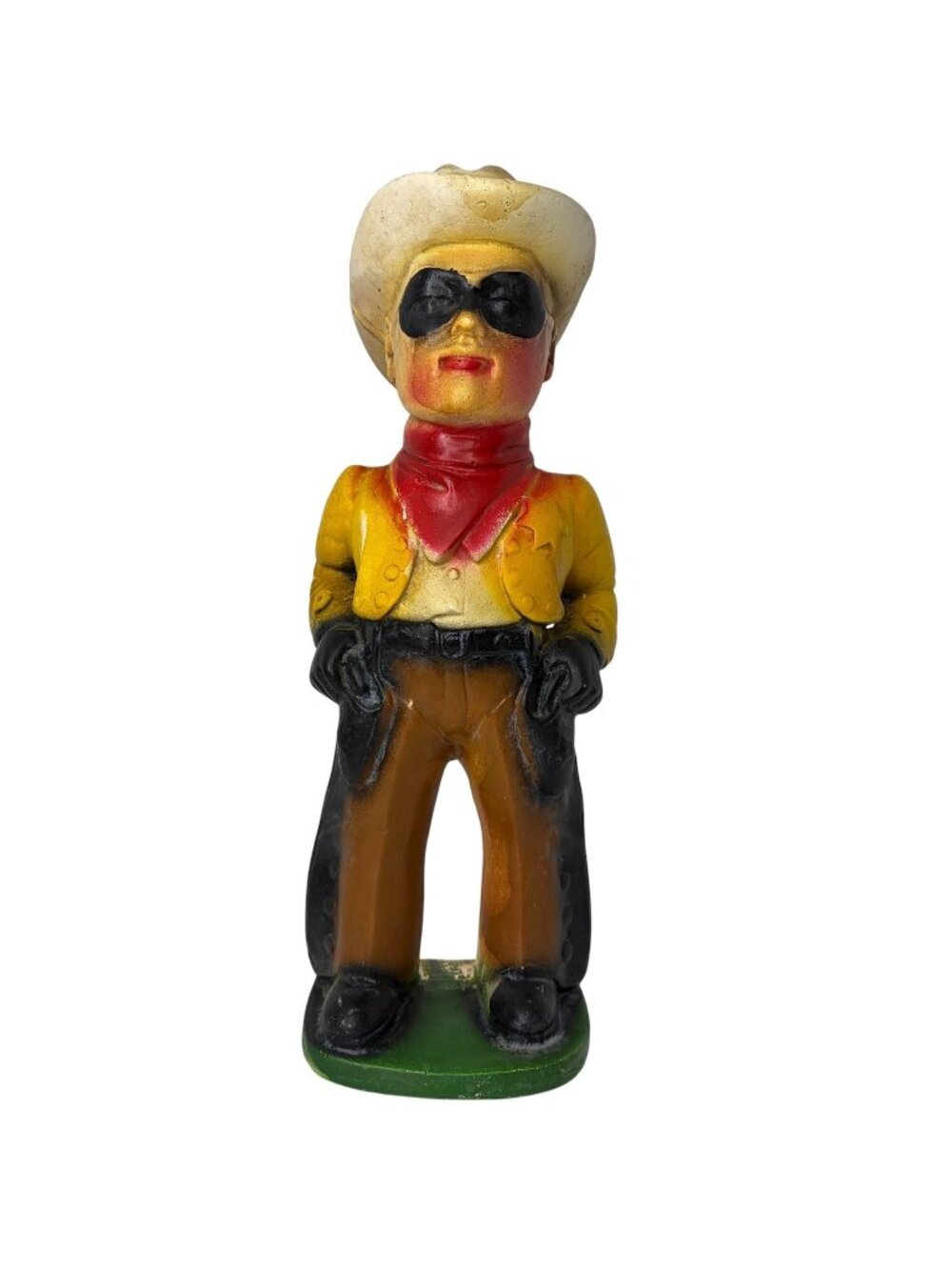 Vintage 1950 Lone Ranger Cowboy Carnival Chalkware Figure 16 Inch